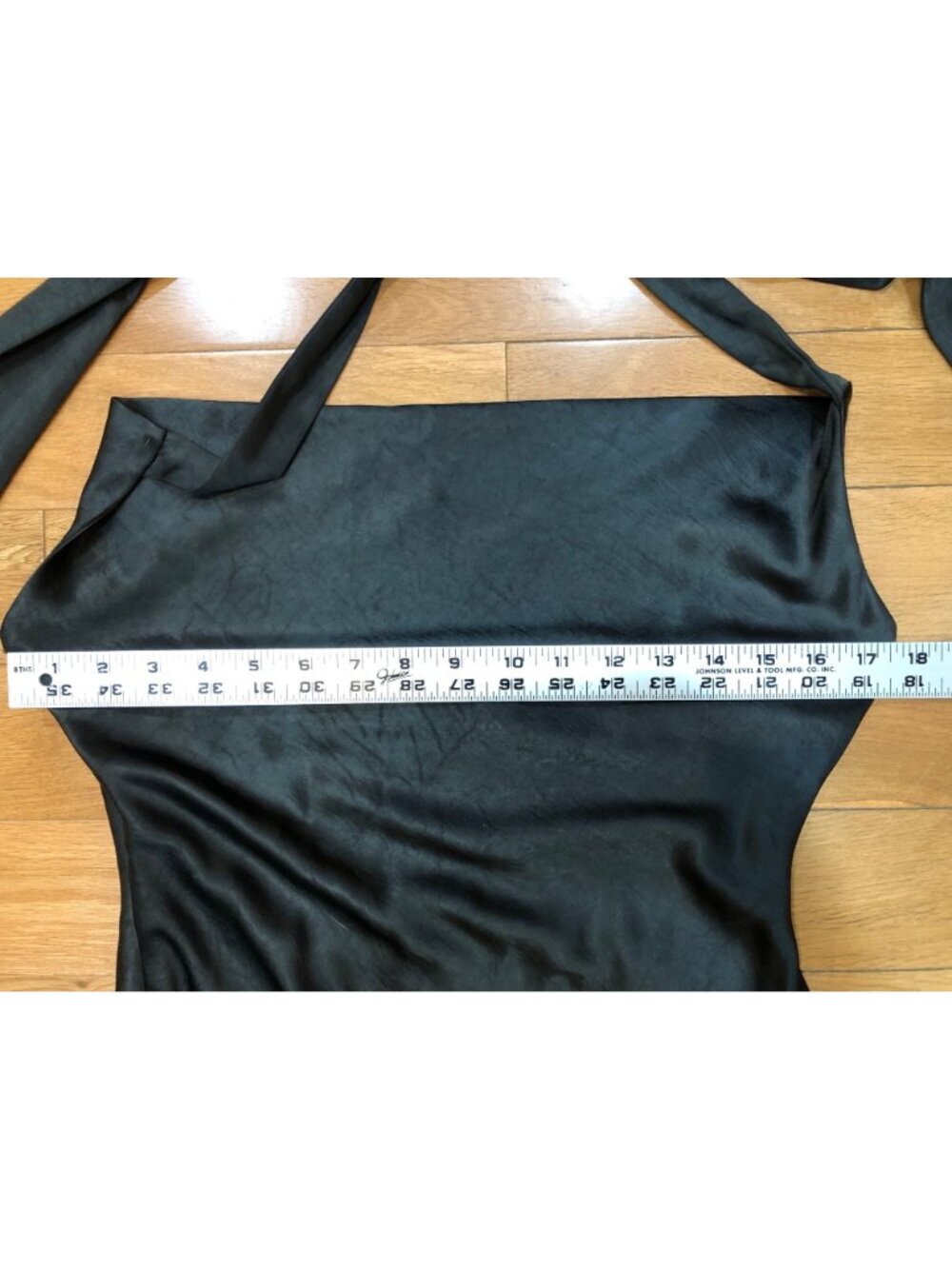 Hello Molly Cowl Halter Neck Black Maxi Dress Whimsigoth Dark Romance Size S - Picture 8 of 11